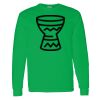 Heavy Cotton 100% Cotton Long Sleeve T Shirt Thumbnail