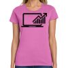 Ladies Heavy Cotton 100% Cotton T Shirt Thumbnail