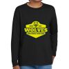 Youth Heavy Cotton 100% Cotton Long Sleeve T Shirt Thumbnail