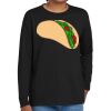 Youth Heavy Cotton 100% Cotton Long Sleeve T Shirt Thumbnail