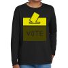 Youth Heavy Cotton 100% Cotton Long Sleeve T Shirt Thumbnail